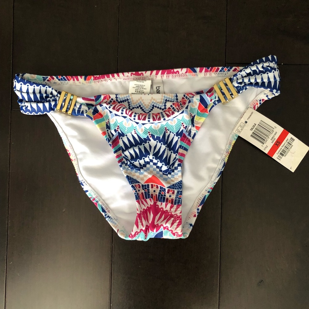 Bar III talula print bikini bottoms